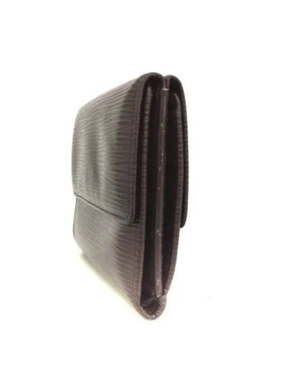 Louis Vuitton Epi Porte serial SP1012 Brown Elise Credit Leather Trifold Wallet - Picture 11 of 11